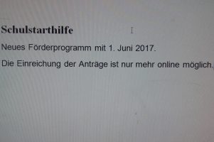 Schulstarthilfe Land Tirol Online!